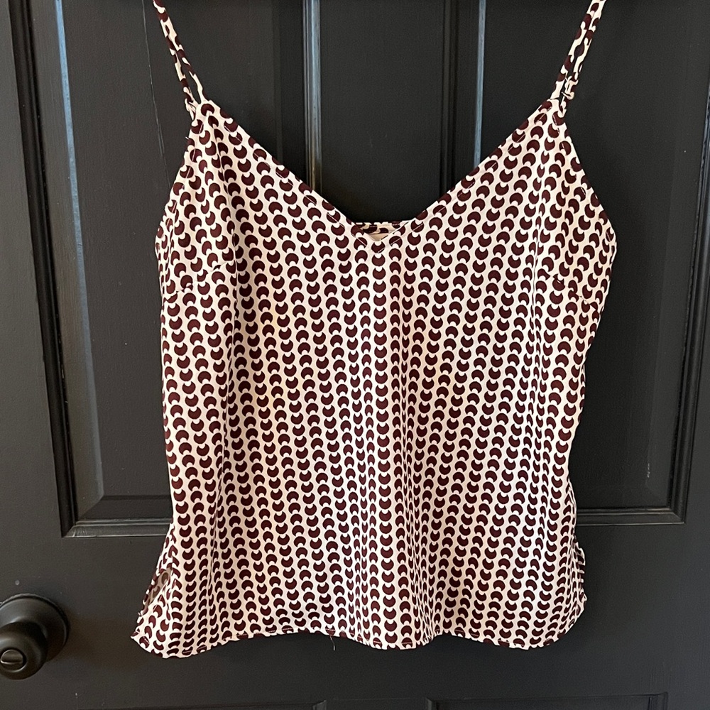 a new day Women's Black and White Patterned Camisole
